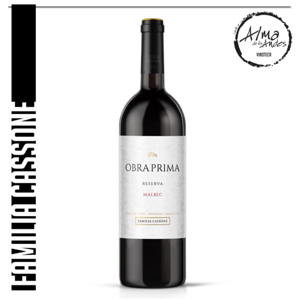 FAMILIA CASSONE • OBRA PRIMA RESERVA • MALBEC